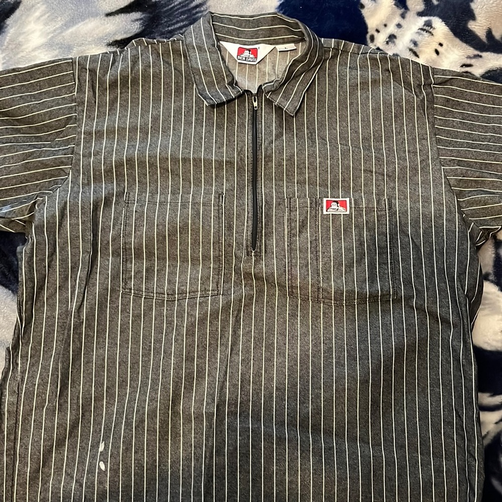 Mens BEN DAVIS work shirt large